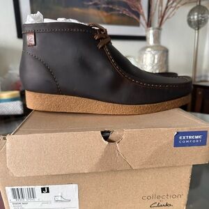 Clarks Dark Brown Chukka Boots